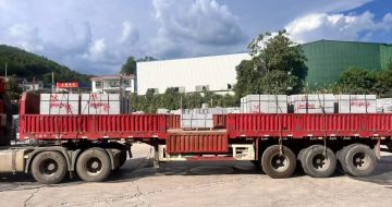 开封 芝麻灰花岗岩地铺石出货日常