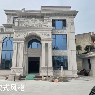 开封 白麻花岗岩别墅外墙干挂