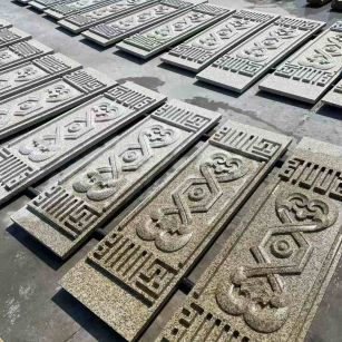 开封 黄金麻花岗岩外墙雕刻板