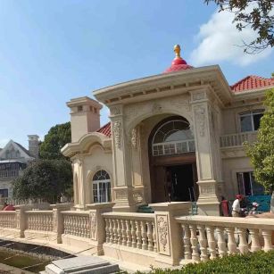 开封 黄金麻花岗岩欧式别墅