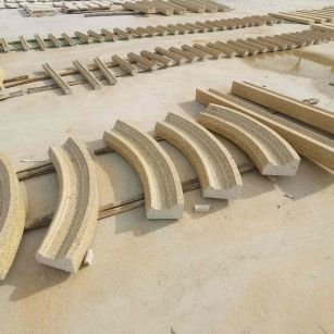 开封 黄金麻花岗岩别墅线条