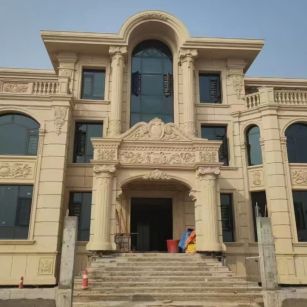 开封 黄金麻花岗岩别墅外墙干挂