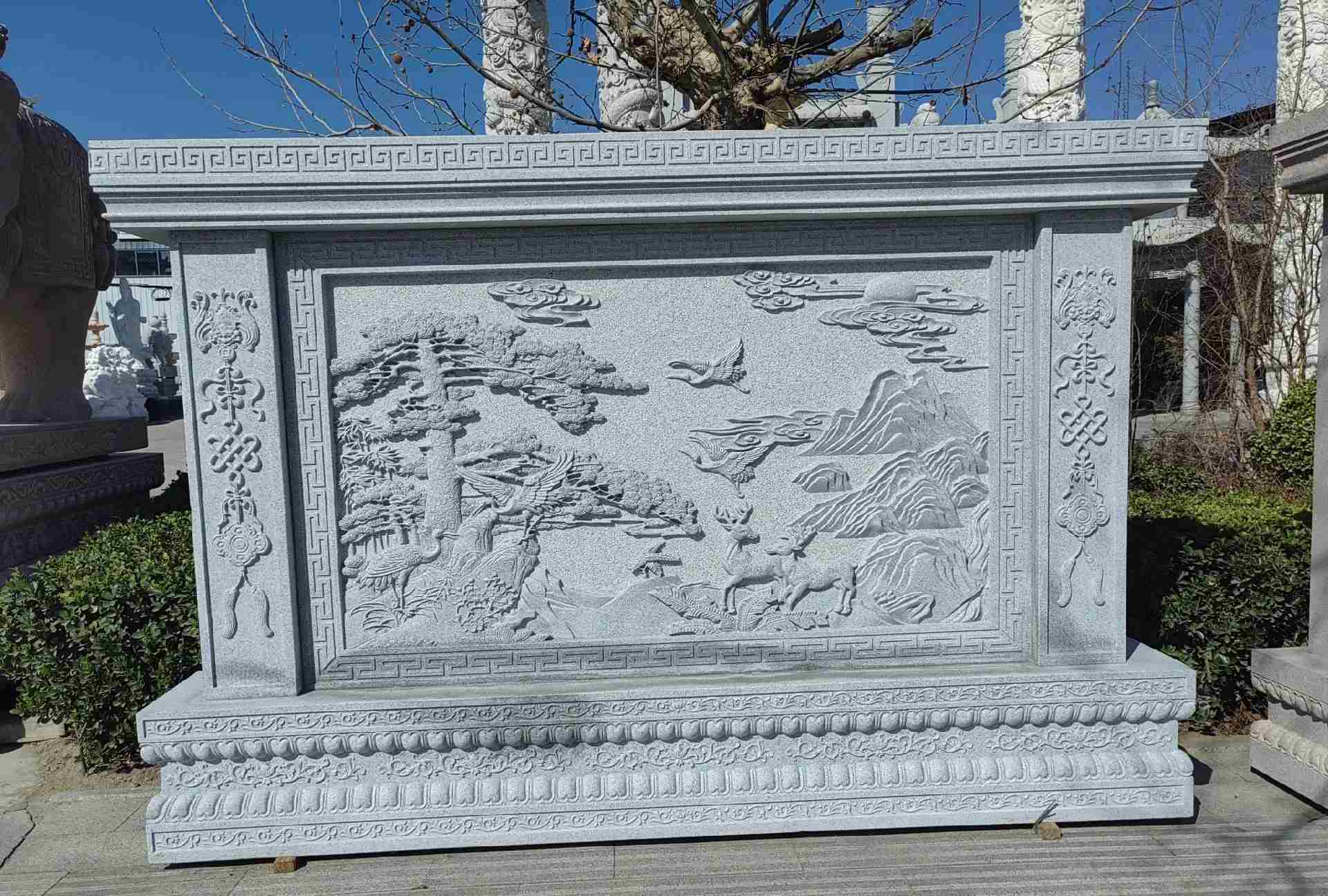 开封 芝麻白大型照壁，屏风，影壁