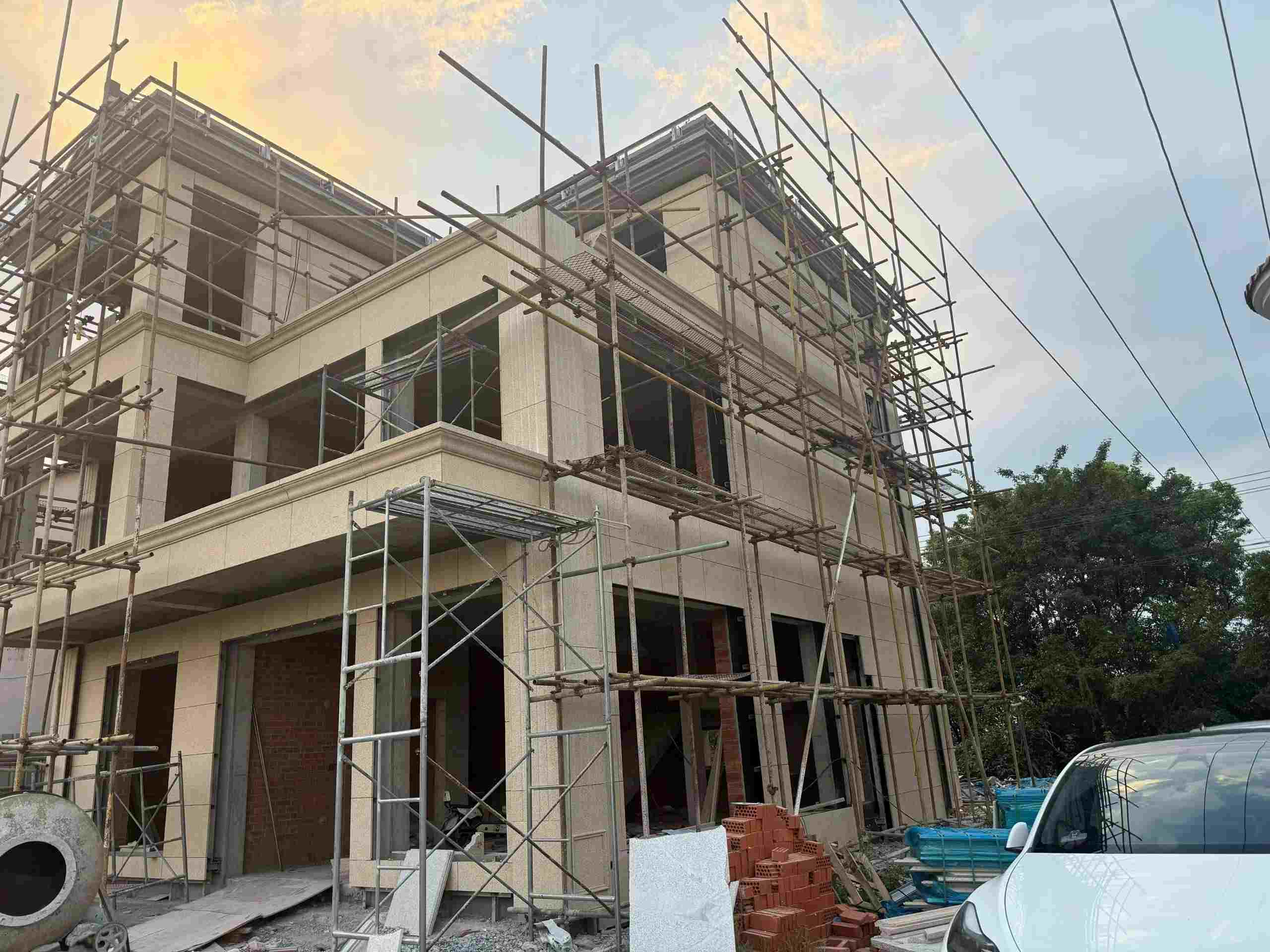 开封 黄金麻荔枝面花岗岩外墙干挂