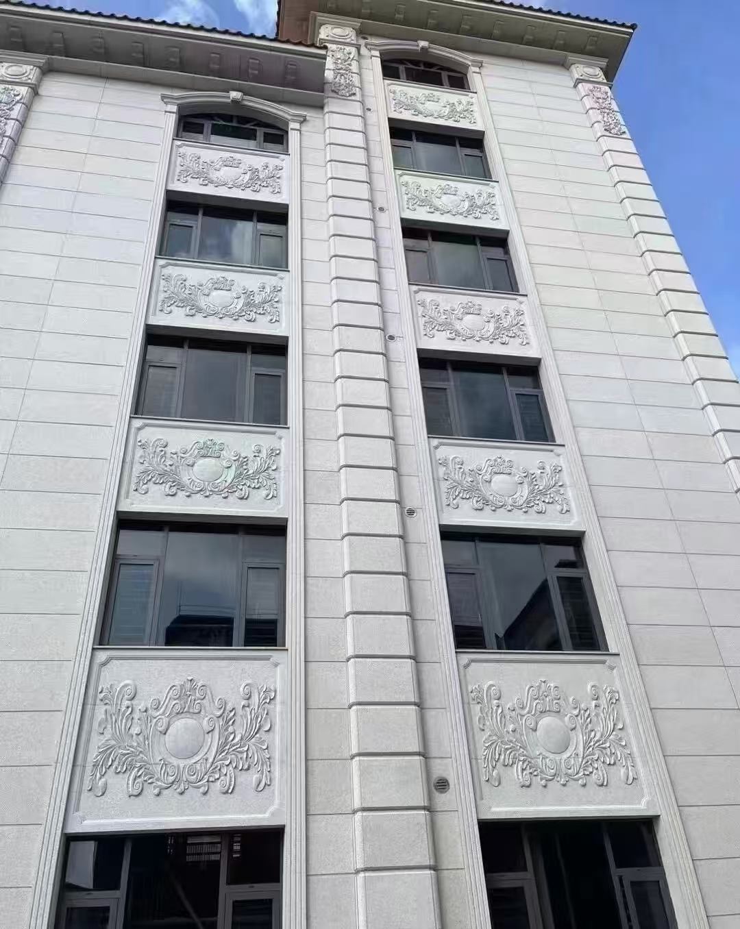 开封 白麻荔枝面花岗岩别墅外墙干挂