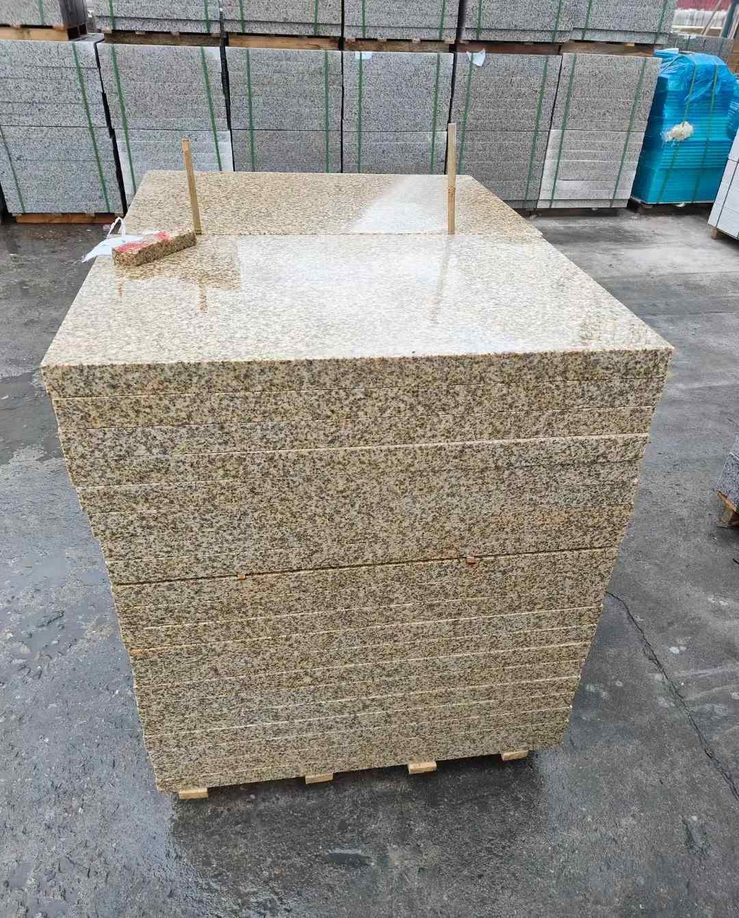 开封 湖北黄金麻花岗岩石材荔枝面外墙石材