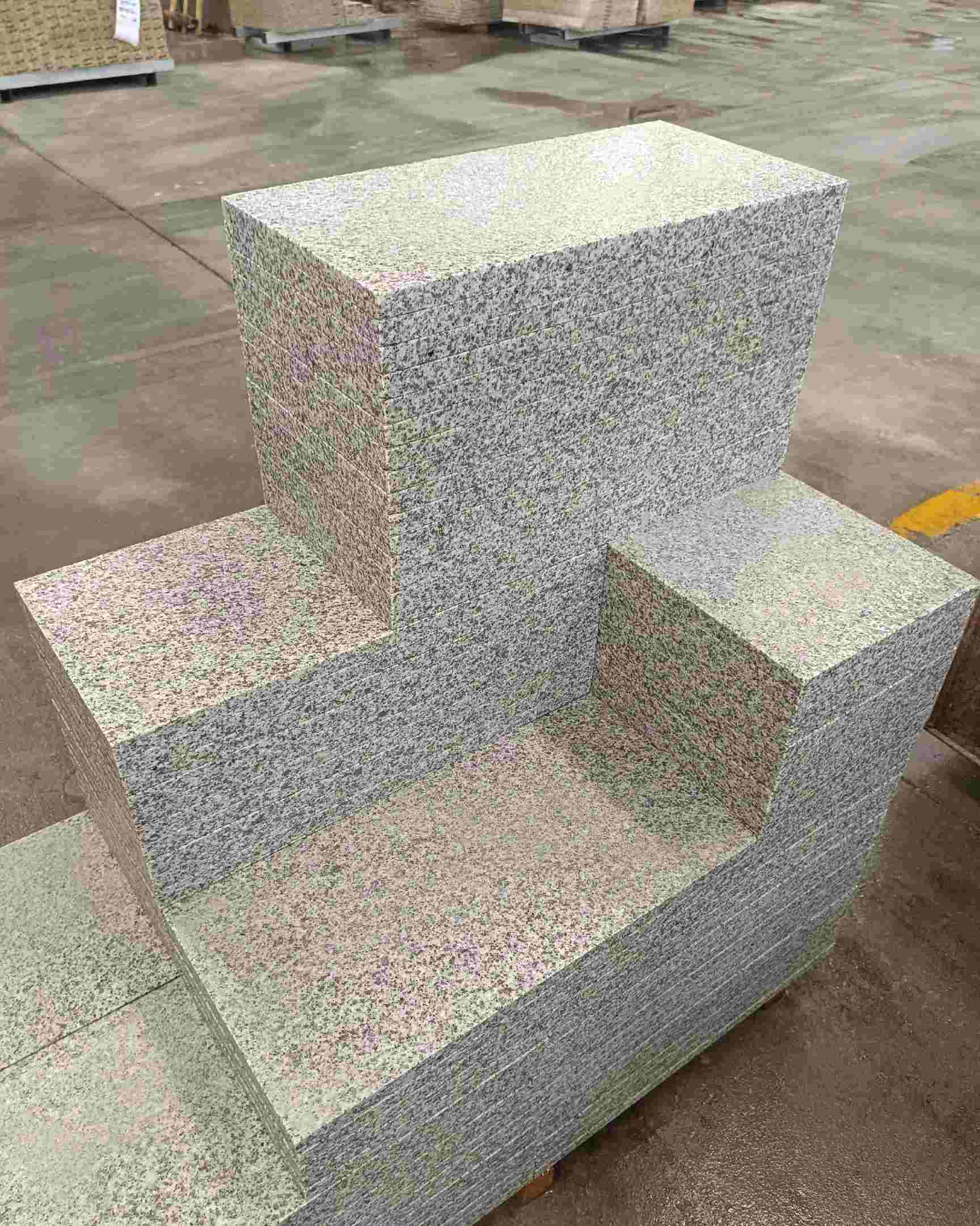 开封 白麻花岗岩荔枝面地铺石