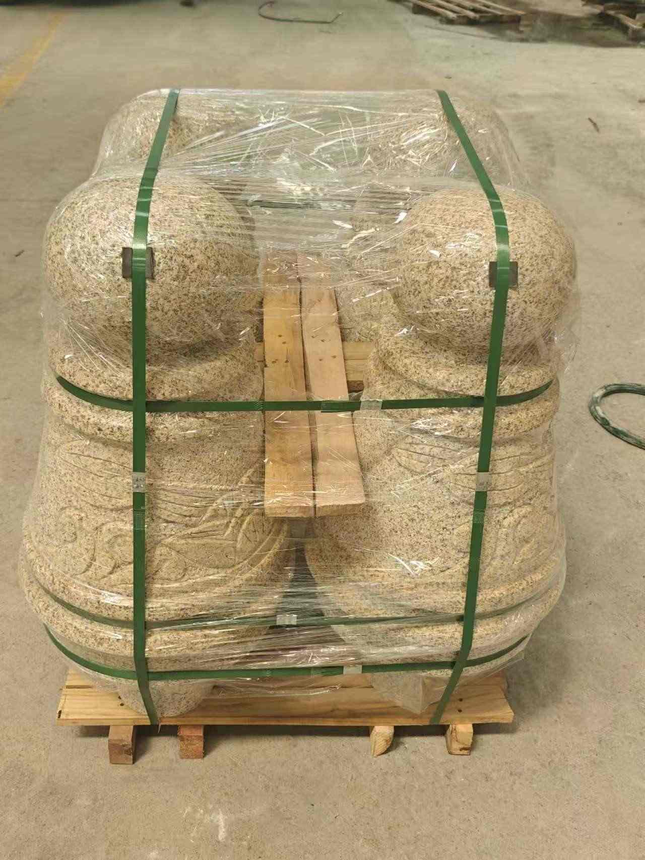 开封 黄金麻异形定制雕花——棒棒糖挡车柱