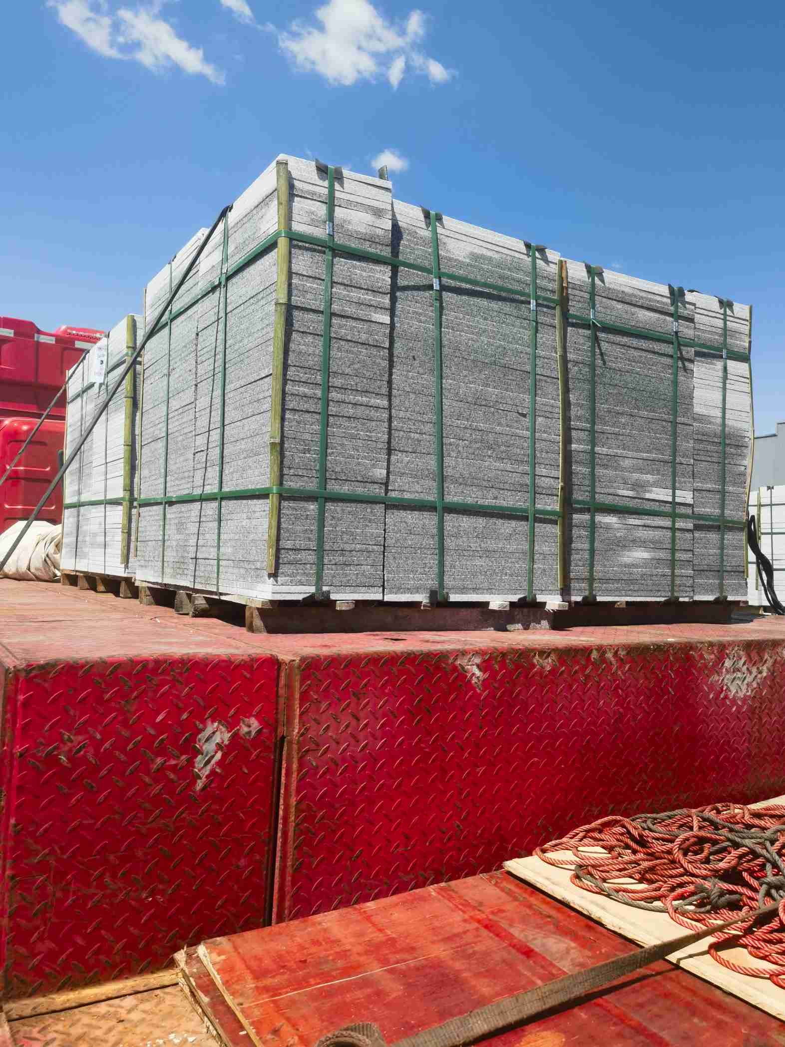 开封 芝麻白火烧规格板地铺石300*600/600*600