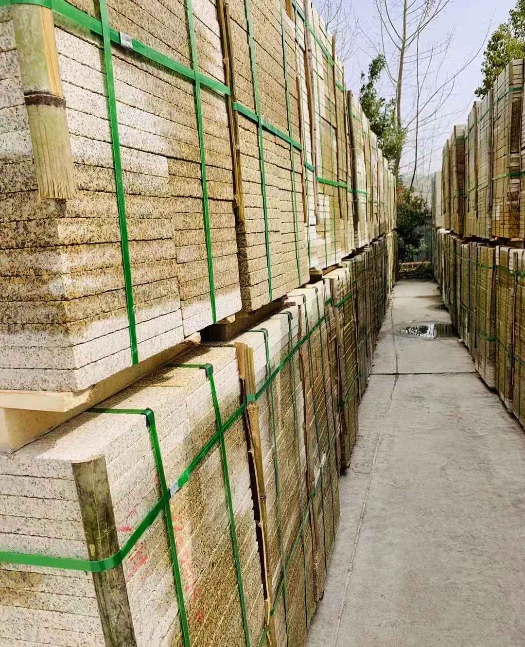 开封 黄金麻花岗岩荔枝面地铺石